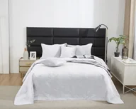 Narzuty - Biała Narzuta Pikowana Velvet na Łóżko 160x220 MAYA - miniaturka - grafika 1