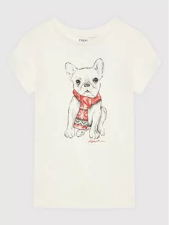 Koszulki dla chłopców - Ralph Lauren Polo T-Shirt 312853363001 Biały Regular Fit - grafika 1