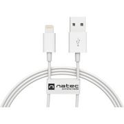 Kable komputerowe i do monitorów - Natec Kabel USB Lightning NKA-1535 1.5 m Biały - miniaturka - grafika 1