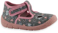 Buty dla dziewczynek - Kapcie do żłobka przedszkola dla dziewczynki z miękką wkładką Befado 630P017 Honey - miniaturka - grafika 1