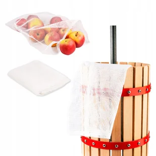 Worek filtracyjny do prasy ręcznej owoców warzyw win soku soków moszczu 12L - Domowy wyrób alkoholu - miniaturka - grafika 1