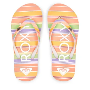 Japonki Roxy ARGL100264 Beżowy - Buty dla dziewczynek - miniaturka - grafika 1