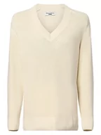 Swetry damskie - Marc O'Polo Denim - Sweter damski, biały|beżowy - miniaturka - grafika 1