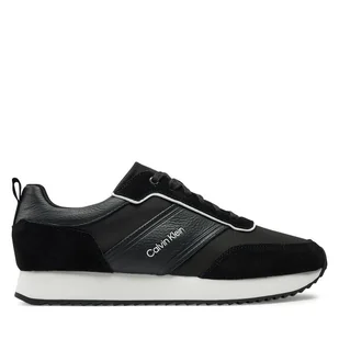 Sneakersy Calvin Klein Low Top Lace Up Mix HM0HM01554 Czarny - Sneakersy męskie - miniaturka - grafika 1