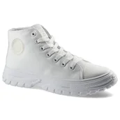 Sneakersy damskie - Białe Sneakersy Big Star Damskie Stylowe Buty - miniaturka - grafika 1