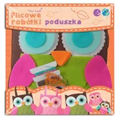 Zabawki kreatywne - Stnux Poduszka sowa brązowa JISNXZ0DE028908 - miniaturka - grafika 1