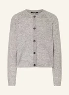 Swetry damskie - Miss Lagotte Kardigan grau - miniaturka - grafika 1