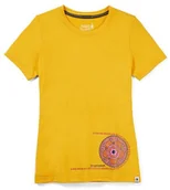 Koszulki i topy damskie - Smartwool W'S Merino Sport 150 Crankset Short Sleeve Graphic Tee Slim Fit, J28, S - miniaturka - grafika 1