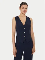 Kamizelki damskie - ViCOLO Kamizelka TB1569 Granatowy Regular Fit - miniaturka - grafika 1