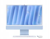 Zestawy komputerowe - Komputer Apple iMac 24" 4.5K Apple M4 10C CPU 10C GPU 16GB 256GB Blue - miniaturka - grafika 1