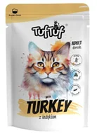 Mokra karma dla kotów - TUF TUF Mielonka z indykiem dla kota saszetka 300g - miniaturka - grafika 1