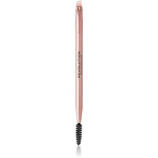Makeup Revolution Create Define & Fill Brow Pędzel do Brwi + Spiralka R1 MUR-83335 - Pędzle do makijażu - miniaturka - grafika 1
