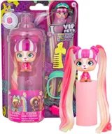 Figurki dla dzieci - VIP PETS MINI FANS BOW POWER S5 LALKA PIESEK FIGURKA Długie Włosy AMANDA - miniaturka - grafika 1