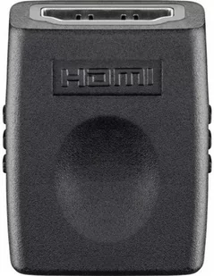 Goobay Wentronic HDMI/HDMI Adapter (19 pinów, gniazdo HDMI na gniazdo HDMI) 68688-GB - Złącza, przejściówki, adaptery - miniaturka - grafika 1