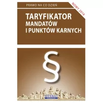 Taryfikator mandatów i punktów karnych 2016 - MAGDALENA KIETSCHKE - Prawo - miniaturka - grafika 1