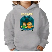 Bluzy dla dziewczynek - BLUZA DZIECIĘCA Z KAPTUREM 99 NOCY W LESIE ROBLOX 122-128 PREZENT - miniaturka - grafika 1