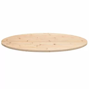 Blat stołu, 110x55x2,5 cm, lite drewno sosnowe, owalny Lumarko! - Meble modułowe i akcesoria - miniaturka - grafika 4