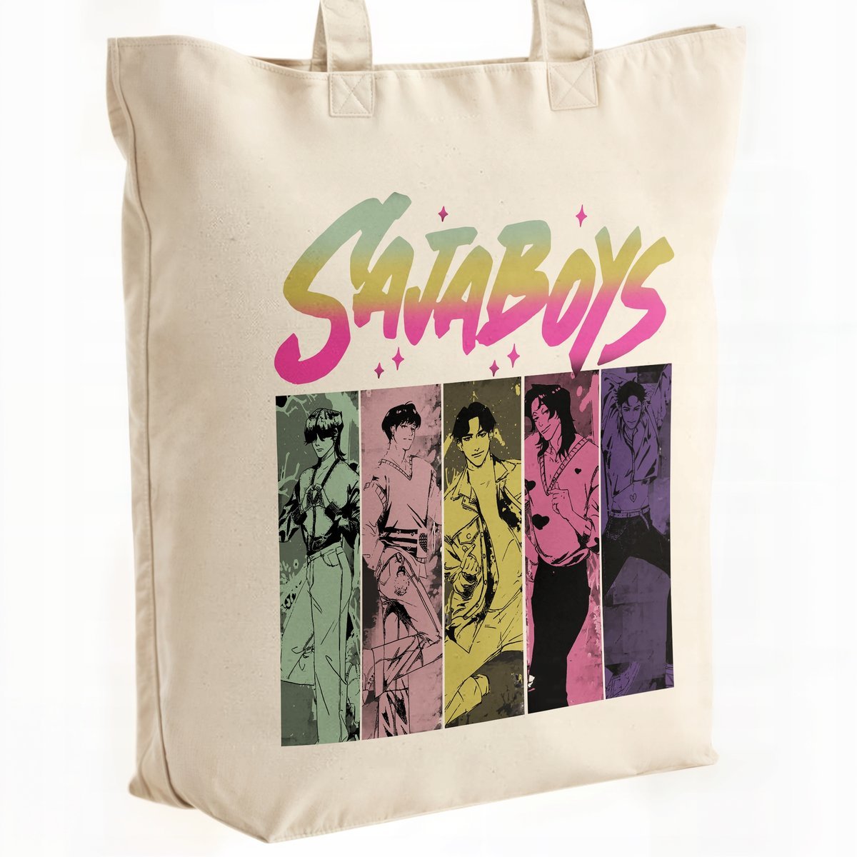 Torba bawełniana premium KPopowe Łowczynie Demonów Huntrix Saja Dla Fanów