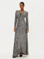 Sukienki - Rinascimento Sukienka wieczorowa CFC0121752003 Srebrny Regular Fit - miniaturka - grafika 1