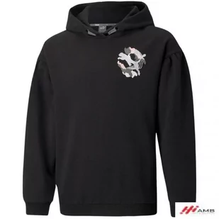 Puma Bluza dziewczęca Alpha Hoodie FL 58923201 152 czarna - Bluzy dla dziewczynek - miniaturka - grafika 1