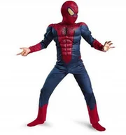 Moda i Uroda OUTLET - Strój Spiderman (Kombinezon + Maska) - 122-128 - miniaturka - grafika 1