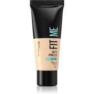 Podkłady do twarzy - Maybelline New York FIT ME! Podkład 110 Porcelain - miniaturka - grafika 1