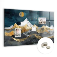 Tablice i flipcharty - Magnetyczna Dekoracja - Góry nocą - 90x60 cm - miniaturka - grafika 1