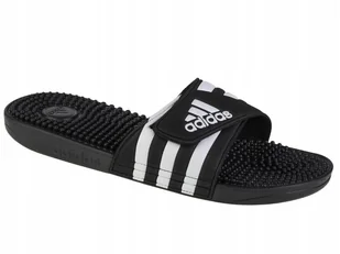 KLAPKI męskie ADIDAS ADISSAGE F35580 na basen sportowe 40,5 - Klapki i japonki męskie - miniaturka - grafika 1
