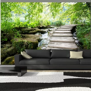 Fototapeta samoprzylepna - Leśna ścieżka (rozmiar 98x70) - Fototapety - miniaturka - grafika 1