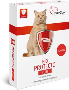 Over Zoo Obroża BIO PROTECTO Plus dla kotów 35cm 22924-uniw - Artykuły przeciw pasożytom - miniaturka - grafika 1