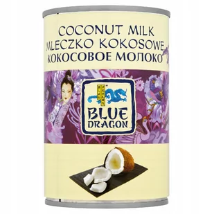 Blue Dragon Mleczko mleko kokosowe puszka 400 ml - Szybkie dania obiadowe - miniaturka - grafika 1