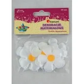 Dekoracje domu - Kwiaty materialowe A10 Byosa margaretki 4.5cm - miniaturka - grafika 1