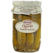 Zdrowa żywność - Krokus Ogórki Konserwowe Ogórek 650g - Krokus smaknatury-KROOGKONS750M - miniaturka - grafika 1