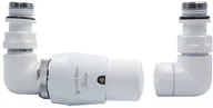 Zawory i kraniki - Varioterm Zawór termostatyczny trójosiowy Vision - biały lewy VIGS0206CFK/L - miniaturka - grafika 1