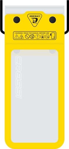 Cressi Etui na telefon Jimmy żółte - miękkie wodoodporne etui na telefon komórkowy, żółty, 18 cm, dorosły unisex