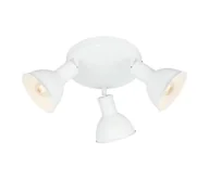 Lampy sufitowe - Briloner 2674-036 - Oświetlenie punktowe RETRO 3xE14/25W/230V biały - miniaturka - grafika 1