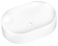 Umywalki - MODERNO UMYWALKA NABLATOWA GRANITOWA CZYSTA BIEL - miniaturka - grafika 1