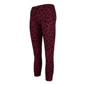 Legginsy - Legginsy ocieplane dziewczęce, pantera, bordo, Tup Tup - miniaturka - grafika 1