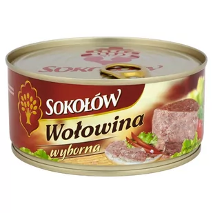 Sokołów Wołowina wyborna 300 g - Pasztet i przetwory mięsne - miniaturka - grafika 1