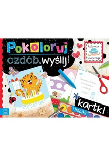 Pokoloruj, ozdób, wyślij Kartki i liściki - Literatura popularno naukowa dla młodzieży - miniaturka - grafika 2