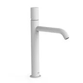 Baterie umywalkowe - Bateria umywalkowa nablatowa Tres Study biały mat 26130701BM - miniaturka - grafika 1