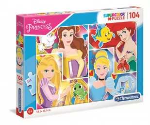 Clementoni Puzzle 104 Super Color Princess - Puzzle - miniaturka - grafika 2
