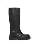 Kozaki damskie - Patrizia Pepe Kozaki 8Y0135 L048 Czarny - miniaturka - grafika 1