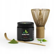 Herbata - Zestaw Matcha 30g Chasen Chashaku Ouritsu miotełka do parzenia - miniaturka - grafika 1