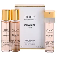 Zestawy perfum damskich - Chanel Coco Mademoiselle woda toaletowa dla kobiet 3x20 ml - miniaturka - grafika 1