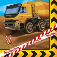 Dekoracje i nakrycia stołu na imprezę - SERWETKI PAPIEROWE BUDOWA  20 SZT. - miniaturka - grafika 1