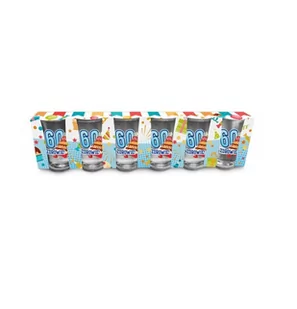 BGTech Zestaw 6 kieliszków 35ml 60 urodziny Urodzinowy Luz 11110028/OP-002-020/PL-8129 - Kieliszki - miniaturka - grafika 1