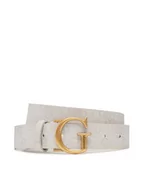 Paski - Guess Pasek Damski Ginevra Logo Belts BW7742 VIN30 Beżowy - miniaturka - grafika 1