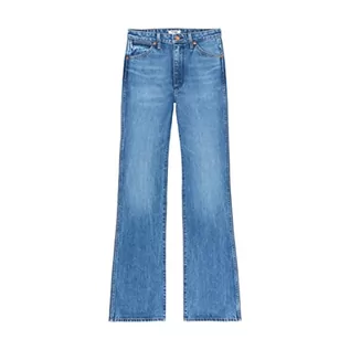 Spodnie damskie - Wrangler jeansy damskie westward, niebieski, 33W / 34L - grafika 1