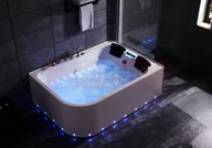 Wanny z hydromasażem - Wanna z hydromasażem LS-7001 LEWA prostokątna 1 - miniaturka - grafika 1